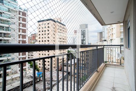 Varanda da Sala de apartamento à venda com 1 quarto, 37m² em Consolação, São Paulo