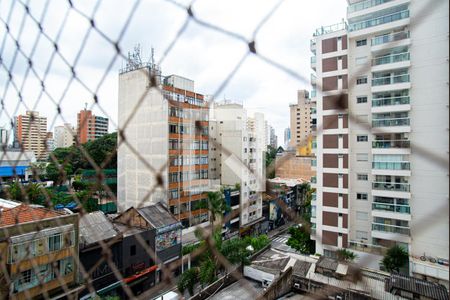 Vista da Varanda da Sala de apartamento à venda com 1 quarto, 37m² em Consolação, São Paulo