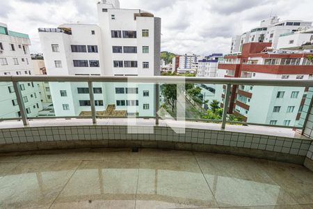 Varanda de apartamento à venda com 4 quartos, 171m² em Castelo, Belo Horizonte