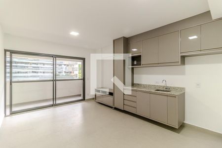 Sala e Cozinha de apartamento à venda com 1 quarto, 41m² em Santa Ifigênia, São Paulo