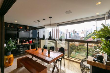 Varanda de apartamento à venda com 4 quartos, 178m² em Sion, Belo Horizonte