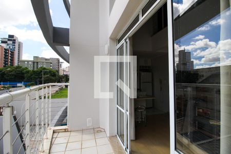 Varanda da Sala de apartamento para alugar com 1 quarto, 62m² em Parque Campolim, Sorocaba