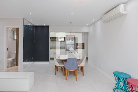 Sala de apartamento para alugar com 1 quarto, 64m² em Brooklin, São Paulo