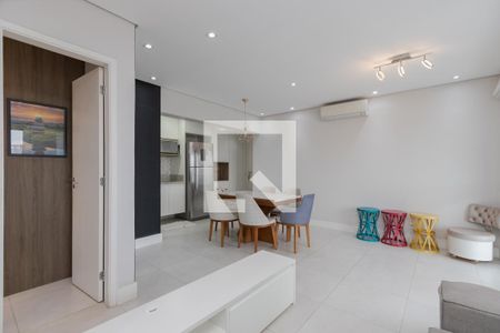 Sala de apartamento para alugar com 1 quarto, 64m² em Brooklin, São Paulo