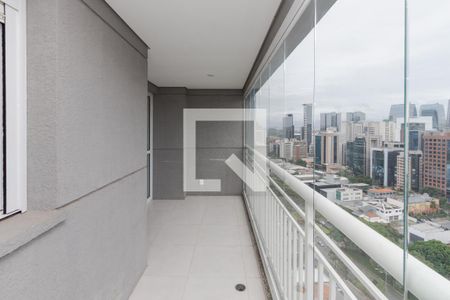 Varanda de apartamento para alugar com 1 quarto, 64m² em Brooklin, São Paulo