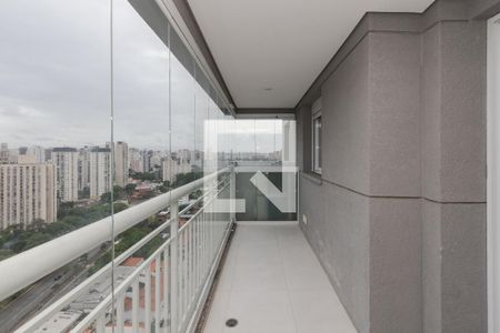 Varanda de apartamento à venda com 1 quarto, 64m² em Brooklin, São Paulo