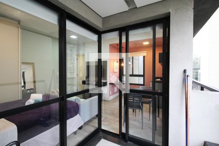 Varanda de apartamento para alugar com 1 quarto, 28m² em Vila Olímpia, São Paulo