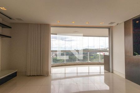 Varanda da Sala de apartamento à venda com 4 quartos, 225m² em Santa Lúcia, Belo Horizonte