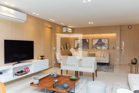 Sala de apartamento para alugar com 3 quartos, 149m² em Indianópolis, São Paulo