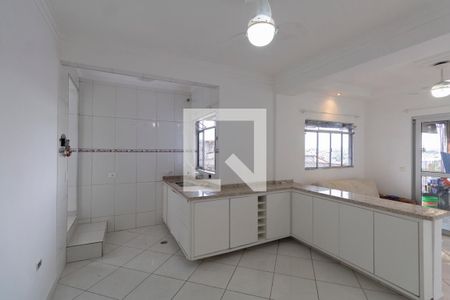 Sala e Cozinha Integrada de casa para alugar com 2 quartos, 50m² em Vila Paranaguá, São Paulo