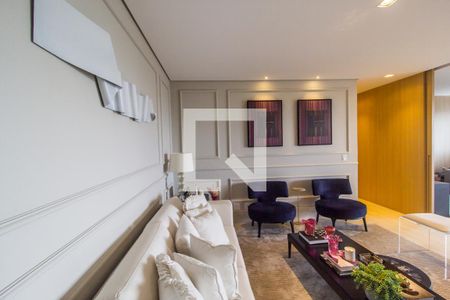 Sala de apartamento à venda com 3 quartos, 136m² em Tamboré, Santana de Parnaíba