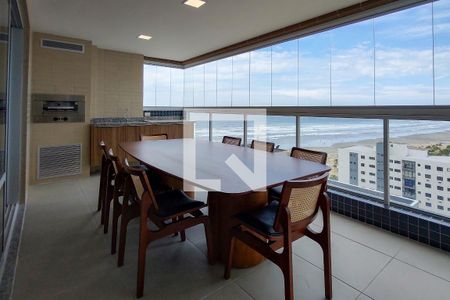 Sacada de apartamento para alugar com 3 quartos, 147m² em Aviação, Praia Grande