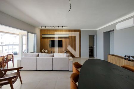 Sala de apartamento para alugar com 3 quartos, 144m² em Aviação, Praia Grande