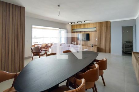 Sala de apartamento para alugar com 3 quartos, 144m² em Aviação, Praia Grande