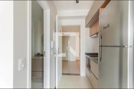 Cozinha de kitnet/studio para alugar com 1 quarto, 22m² em Vila Mariana, São Paulo