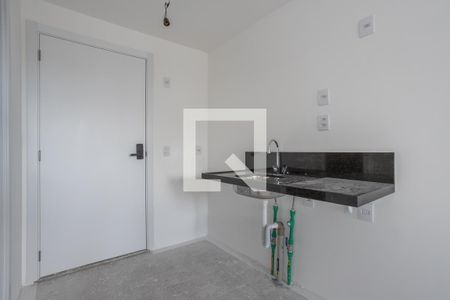 Cozinha de kitnet/studio à venda com 1 quarto, 25m² em Rio Branco, Porto Alegre