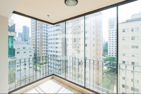 Varanda de apartamento à venda com 3 quartos, 156m² em Vila Madalena, São Paulo