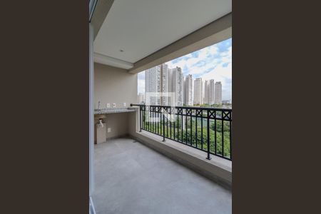 Varanda da sala  de apartamento para alugar com 3 quartos, 76m² em Vila Suzana, São Paulo