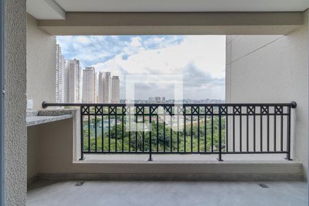 Varanda da sala  de apartamento para alugar com 3 quartos, 76m² em Vila Suzana, São Paulo