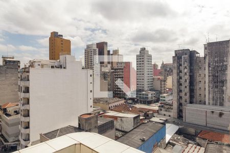 Varanda da Sala de apartamento à venda com 1 quarto, 33m² em Campos Elíseos, São Paulo