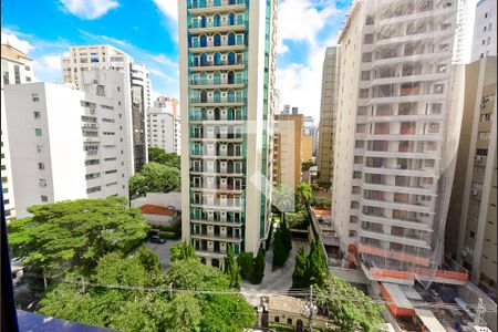 Vista da Sala de apartamento para alugar com 1 quarto, 38m² em Jardim Paulista, São Paulo