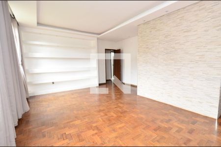 Sala de estar de apartamento à venda com 3 quartos, 96m² em Serra, Belo Horizonte