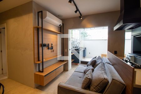 Sala de apartamento à venda com 2 quartos, 63m² em Chácara Santo Antônio (zona Sul), São Paulo