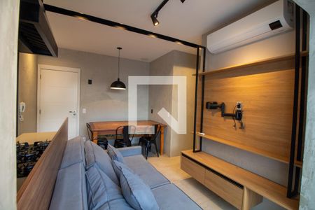 Sala de apartamento à venda com 2 quartos, 63m² em Chácara Santo Antônio (zona Sul), São Paulo