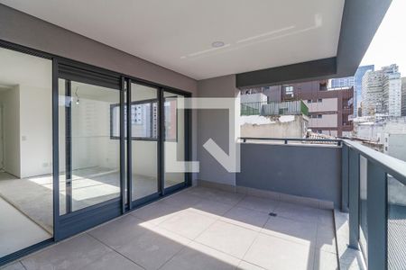 Varanda de apartamento à venda com 2 quartos, 64m² em Jardim Paulista, São Paulo