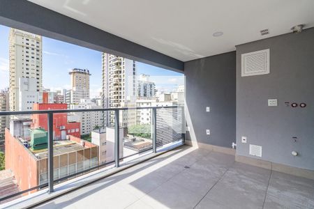 Varanda de apartamento à venda com 2 quartos, 64m² em Jardim Paulista, São Paulo