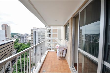 Varanda da Sala de apartamento à venda com 2 quartos, 80m² em Tijuca, Rio de Janeiro