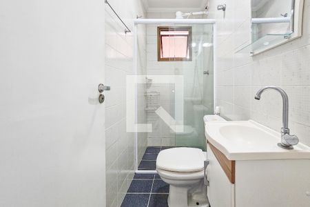 Banheiro  de apartamento para alugar com 1 quarto, 40m² em Pitangueiras, Guarujá