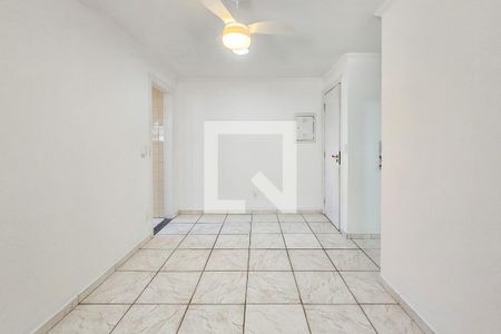 Sala de apartamento para alugar com 1 quarto, 40m² em Pitangueiras, Guarujá