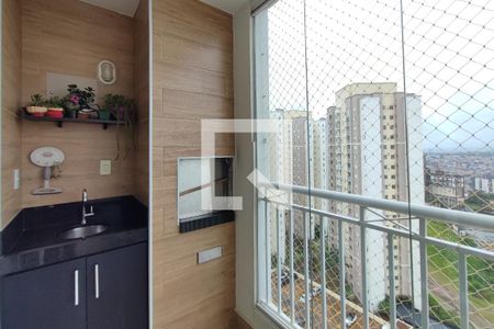 Varanda da Sala de apartamento à venda com 3 quartos, 87m² em Vila Progresso, Campinas