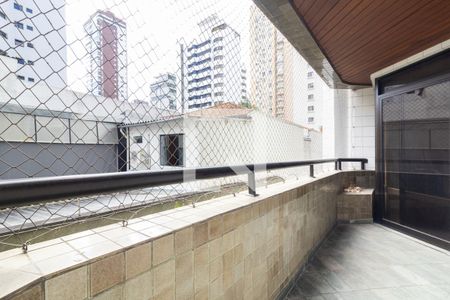 Varanda Sala de apartamento à venda com 3 quartos, 121m² em Indianópolis, São Paulo