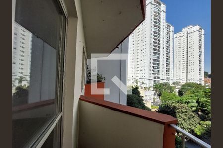 Varanda da Sala de apartamento à venda com 3 quartos, 68m² em Jardim Taquaral, São Paulo