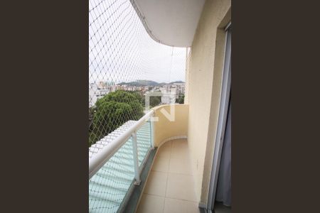 Varanda da Sala de apartamento à venda com 2 quartos, 58m² em Taquara, Rio de Janeiro