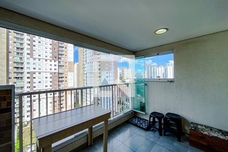 Varanda da Sala de apartamento à venda com 3 quartos, 74m² em Belenzinho, São Paulo