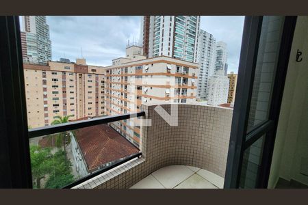 Varanda da Sala de apartamento para alugar com 3 quartos, 126m² em Pompéia, Santos