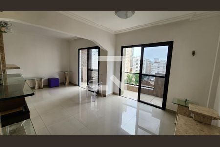 Sala de apartamento para alugar com 3 quartos, 126m² em Pompéia, Santos