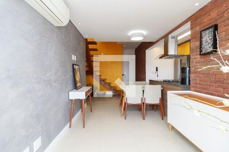 Sala de apartamento à venda com 1 quarto, 134m² em Brooklin, São Paulo