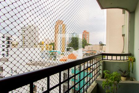 Varanda da sala de apartamento à venda com 3 quartos, 126m² em Vila Bastos, Santo André