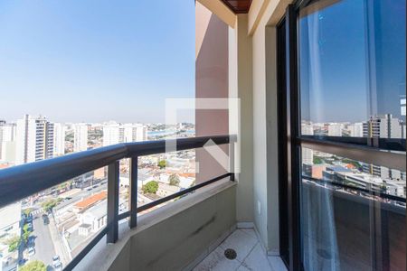 Varanda da Sala de apartamento à venda com 2 quartos, 80m² em Vila Valparaiso, Santo André