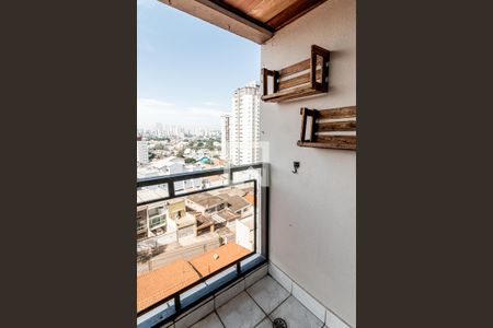 Varanda da Sala de apartamento para alugar com 3 quartos, 74m² em Vila Valparaiso, Santo André