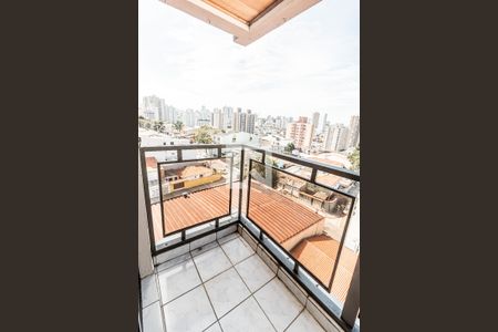 Varanda da Sala de apartamento à venda com 3 quartos, 74m² em Vila Valparaiso, Santo André