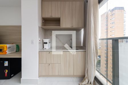 Cozinha de kitnet/studio para alugar com 1 quarto, 30m² em Itaim Bibi, São Paulo