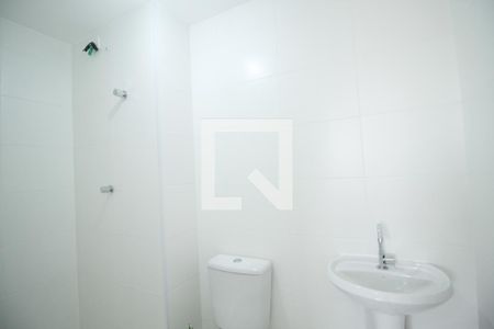 Banheiro de kitnet/studio para alugar com 1 quarto, 31m² em Belenzinho, São Paulo