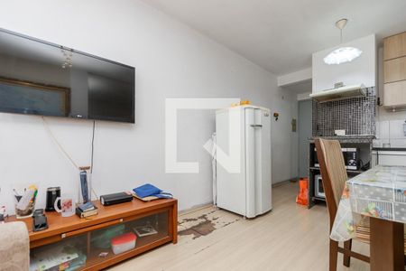 Sala/Cozinha de apartamento à venda com 1 quarto, 35m² em Santo Amaro, São Paulo