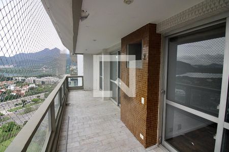 Varanda da Sala de apartamento à venda com 2 quartos, 95m² em Barra da Tijuca, Rio de Janeiro