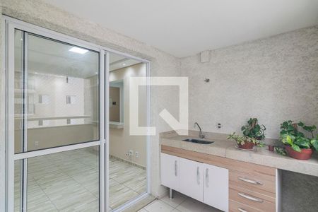 Varanda de apartamento à venda com 3 quartos, 68m² em Vila Valparaiso, Santo André